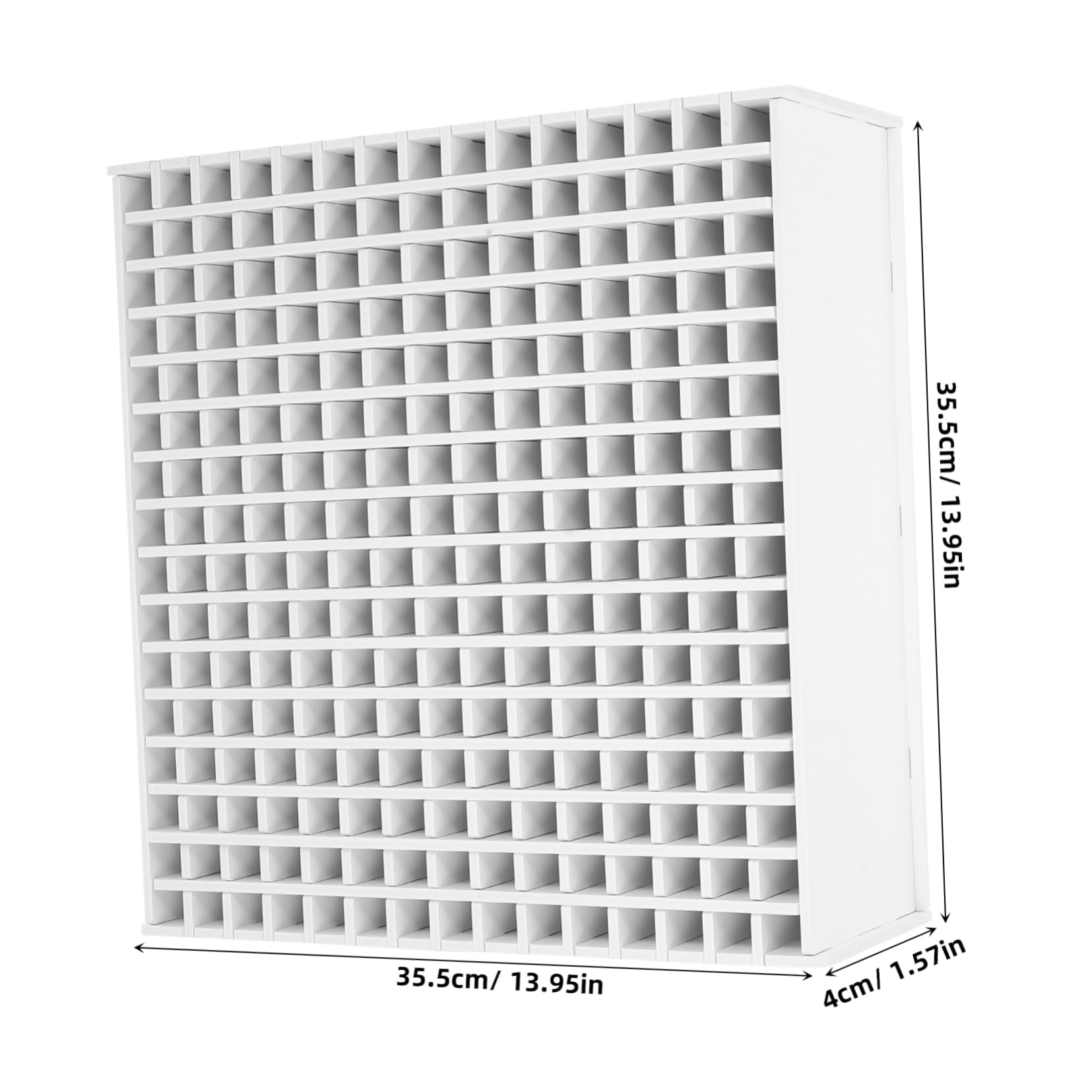 DOITOOL Organiseur Porte-stylo Compartimenté 240 Emplacements Abs Blanc