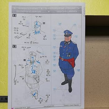 Amazon.co.jp: 地 1/16 エディアルドEDUARD ドイツ陸軍大佐 野戦