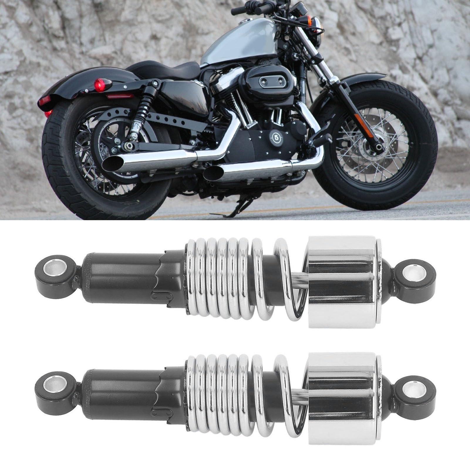 Ausla Amortyzator 260 Mm, Stal o Wysokiej Wytrzymałości, Regulowane Napięcie Wstępne, Zwiększony Komfort w Modelach Touring FLT FLHT