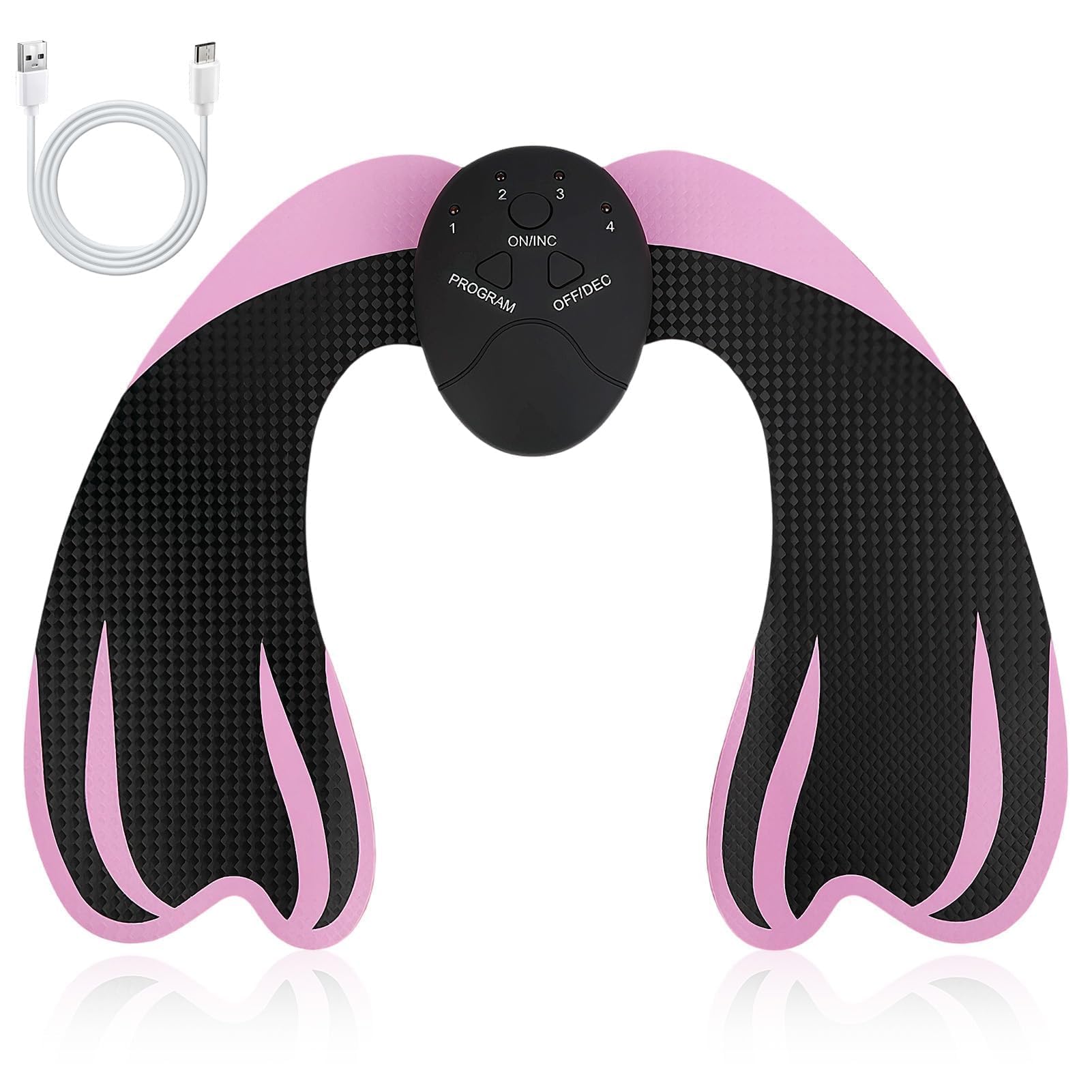 EMS Butt Trainer Electric Hip Muscle Stimulator Bum Toner Electronic Backside Muscle stimulator for Inner Hip Training Adjustable Glute Trainer for Women Teens Sedentary People 6 Modes & 9 Intensities
