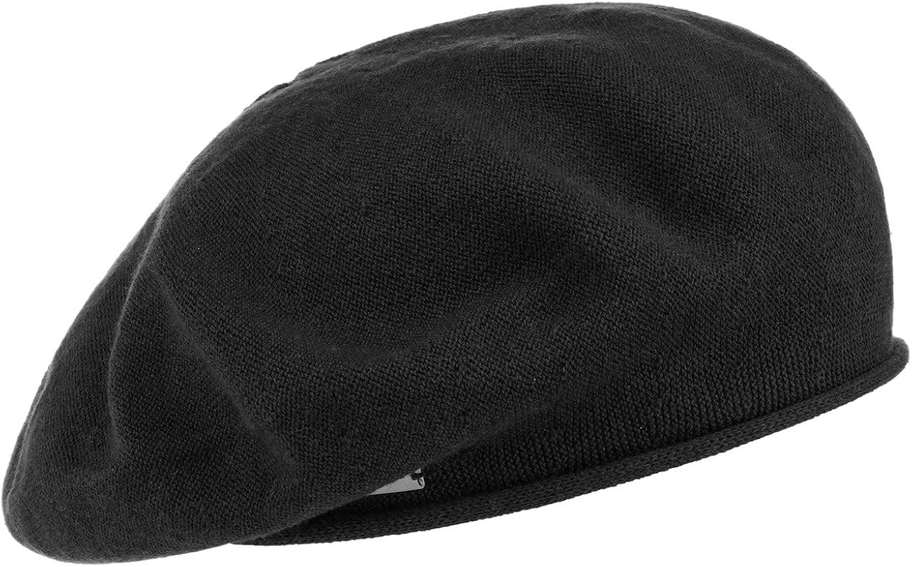 Seeberger - Basco estivo da donna, con bordo arrotolato Nero Taglia unica :  Amazon.it: Abbigliamento