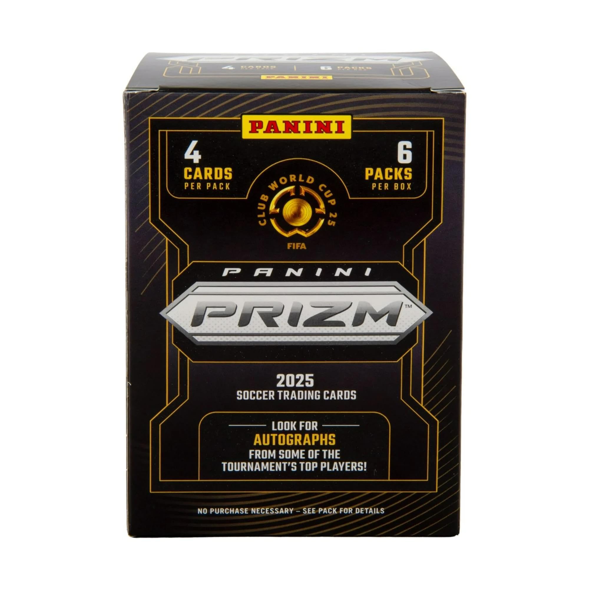 Panini Prizm Club World Cup Soccer Blaster Box 2025 – Cartes à Collectionner FIFA – Comprend des Prix, des recrues et des Inserts exclusifs Blaster – Ensemble Officiel Panini