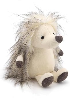 10Lovely Cute Hedgehog Plush Soft Animal Toys,Cartoon Gifts Comfortable Bedroom Decation,Birthday Halloween Presents Boy,White