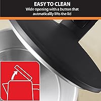 Vista 7 de KRUPS 1.5L Electric Kettle Stainless Steel Cool Touch Interior, Fast Boiling, One Cup in 80 Seconds, Double Wall, Auto Off, Keep Warm, Hot Water