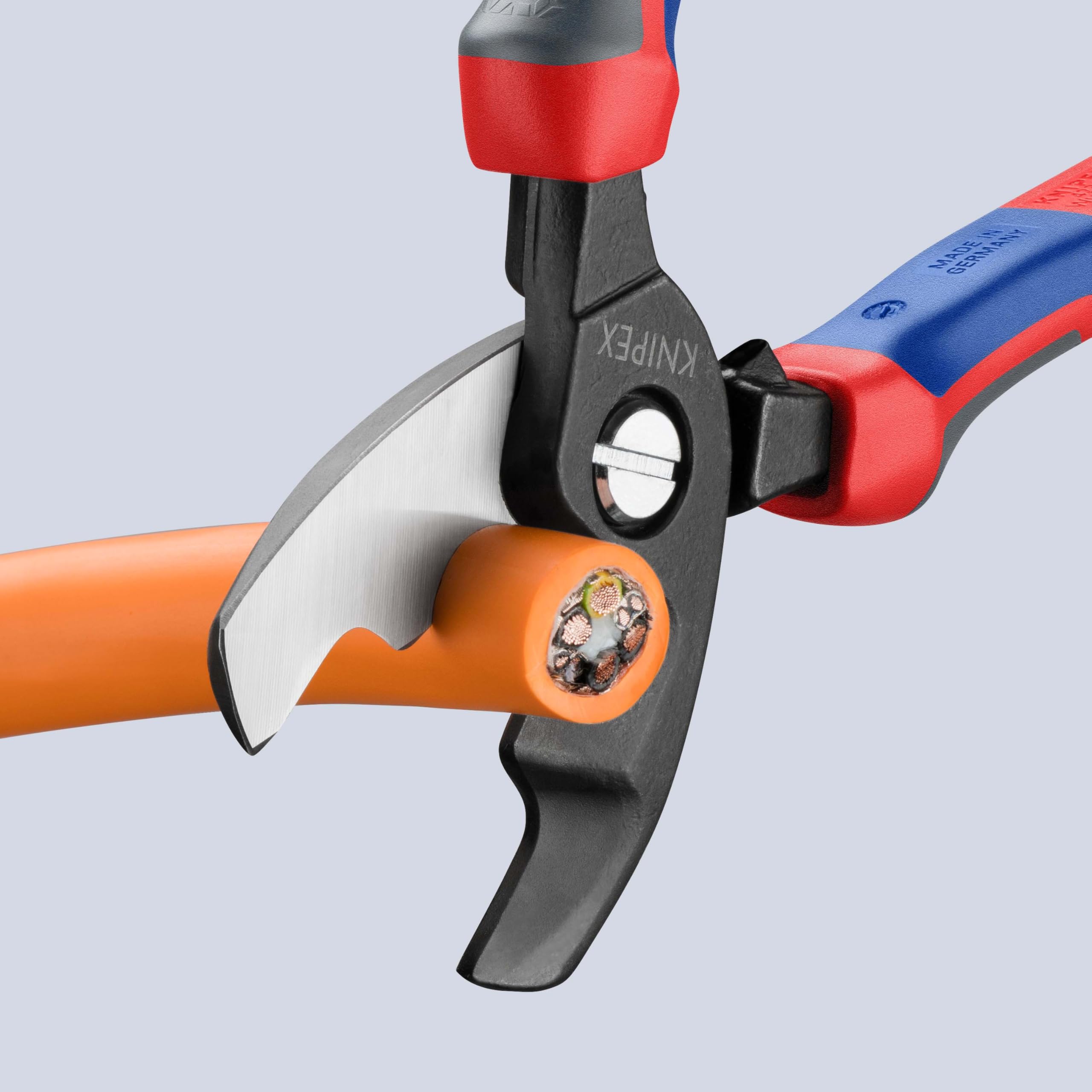 Knipex Coupe-câbles à double tranchants avec poignées comfortables 200 mm, 95 12 200