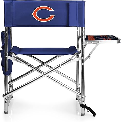 Miniatura 4 de Picnic TIME NFL Unisex-Adult NFL Sports Chair with Side Table, Beach Chair, Camp Chair for Adults