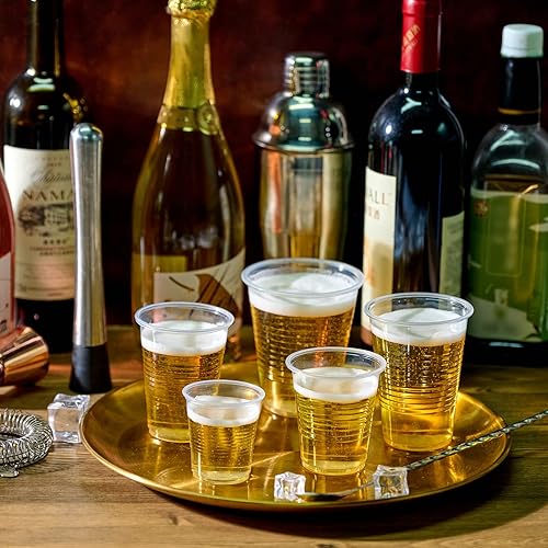 Vista 24 de Vplus Paquete de 2000 vasos de plástico transparente de 7 onzas, desechables de 7 onzas para fiesta de agua fría, postre a granel para negocios