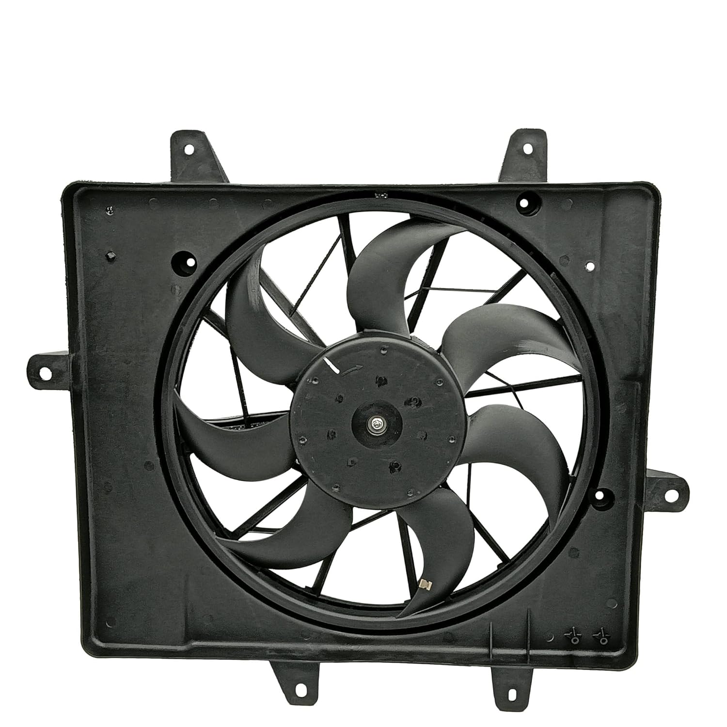 PartsFlow Radiator Cooling Fan Assembly for 2006 2007 2008 2009 2010 Chrysler PT Cruiser 2.4L