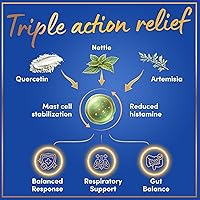 Vista 3 de WINDSOR BOTANICALS Cápsulas de bloque de histamina para Alergies Parent (chocolate)