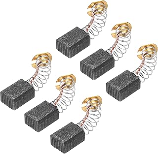 PATIKIL Carbon Brushes 13x9x6mm for Electric Motors Power Tool Rotary Tool Table Saw Replacement Repair Part,6 Packs
