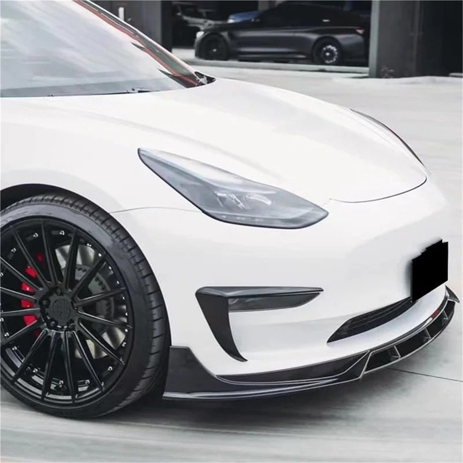 Spojlery tylne Do Tesla Model3 2016-2023 Spojler samochodowy | Body Kit Spoiler Tylny Dyfuzor Przedni Spojler Zderzaka Boczna Dokładka Części