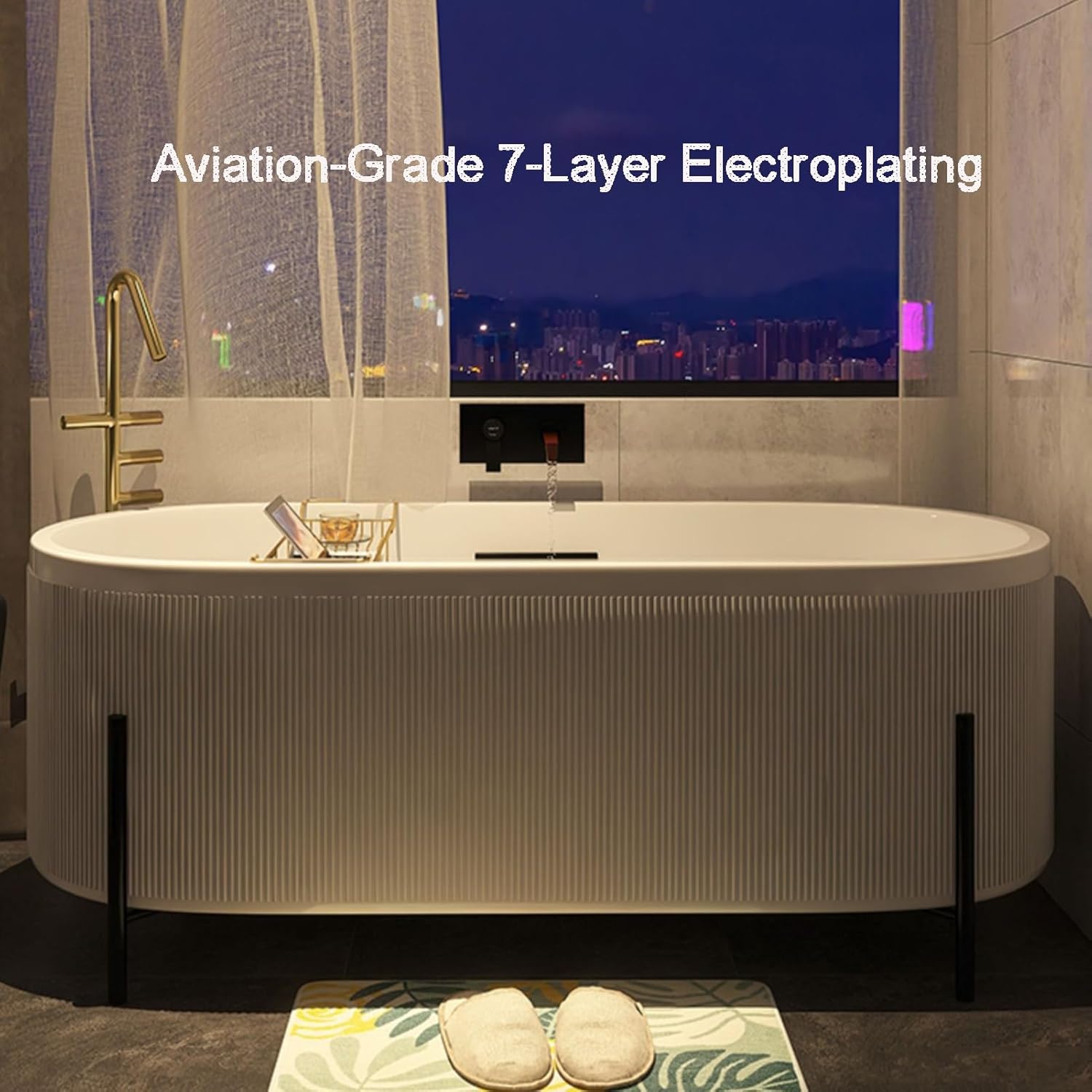 Extra Wide Expandable Bathtub Caddy Tray - Multi-Color Spa Organizer for Bath Accessories - Perfect for Relaxation & Luxury Bathroom Experience - Ideal Gift for Self-Care