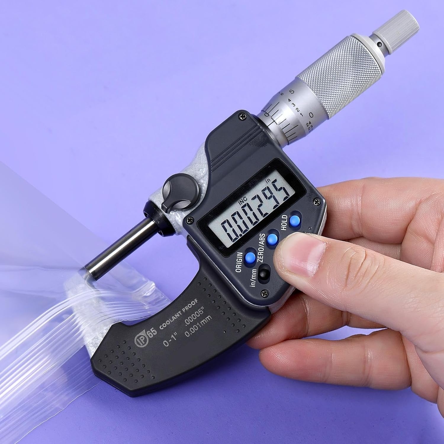 200Pcs 1"x1" Small Thick Heavy Duty Clear Reclosable Zipper Poly Bags