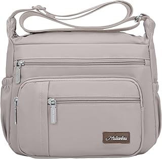 Womens CrossbodyBags Nylon Waterproof Handbags Shoulder Purses Roomy Multiple Pockets Pocketbooks