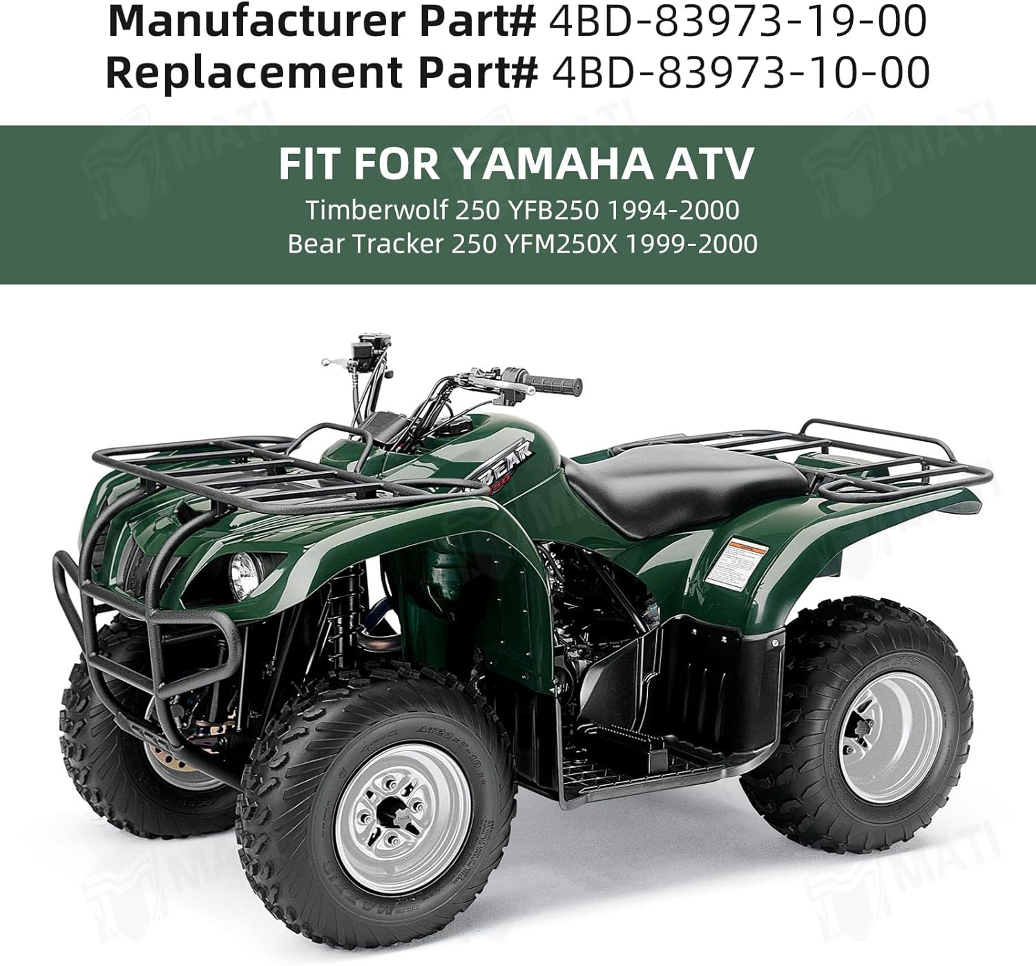 Start Switch Assembly Left Handlebar Control Switch For Yamaha ATV - Start/ Run/Off & Headlight Hi/Lo Switch ATV Engine Start Headlight Switch - Foto 4