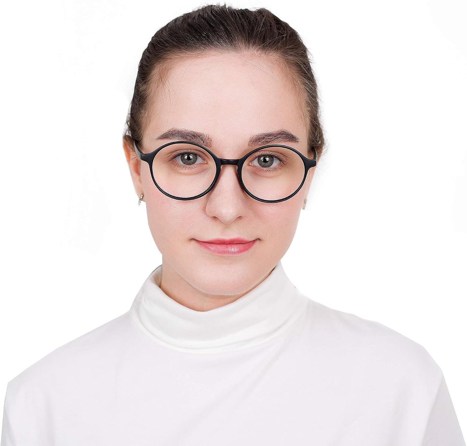 LifeArt Blue Light Blocking Glasses, Anti Eyestrain, Computer Reading Glasses, Gaming Glasses, TV Glasses for Women Men, Anti Glare (Black, No Magnification) image 4