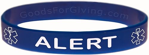 Miniatura 10 de Pulsera de identificación de alerta médica - Rojo - 8 pulgadas - Estándar