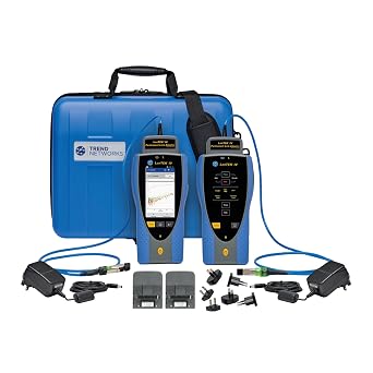 TREND Networks | R163030 | LANTEK IV-L 500MHz With PL/CH Adapters | Copper Only Certifier | Cat 6A/Class EA In 10 Seconds | PoE++ Compliant | With TREND AnyWARE Cloud | Innovative VisiLINQTM Technology