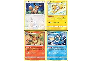 Eve Pokemon Card: 4 Eevee Evolutions in One Vivid Voltage Package