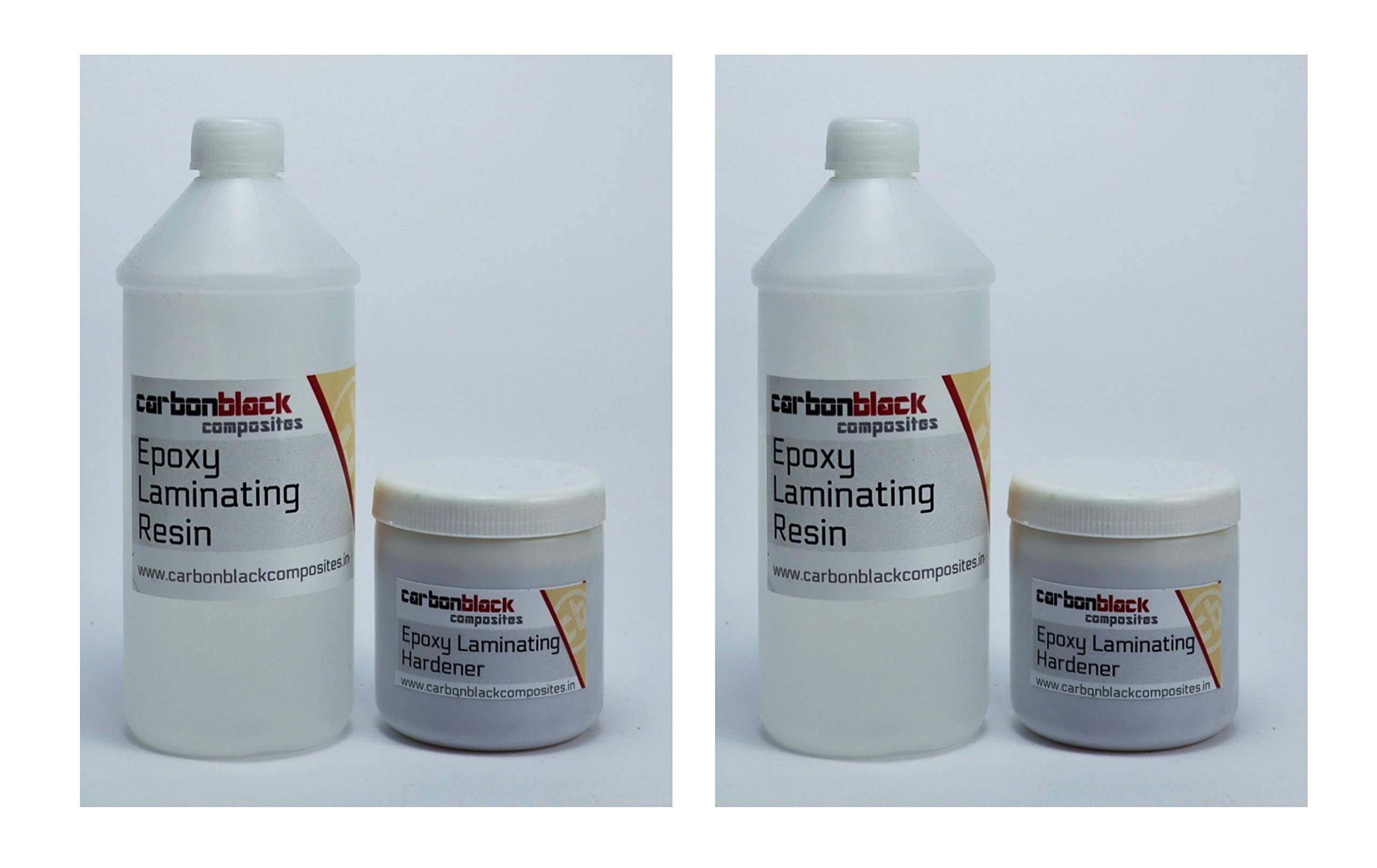 carbonblack composites Epoxy Laminating Resin 200g + 100g (Pack of 2)