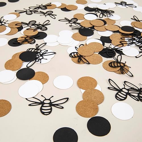 Miniatura 5 de Confeti de abejorro - Decoraciones de fiesta temática de abejas para baby shower, cumpleaños (200 unidades)