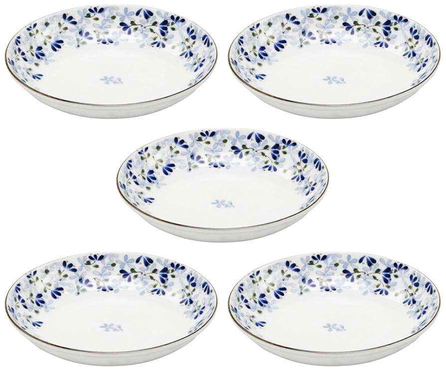 食器プレート　取皿　5枚セット Amazon｜美濃焼 軽量 プレート 取り皿 5枚セット 芽ばえ 約直径