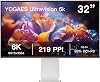 32-Inch 6K VA Monitor 6016×3384 with M315WAN01.R Panel – Tempered Glass Screen, Aluminum Alloy Body & Stand, 219 PPI, 400cdm², 1500:1 Contrast, Height Adjustable,VESA100100