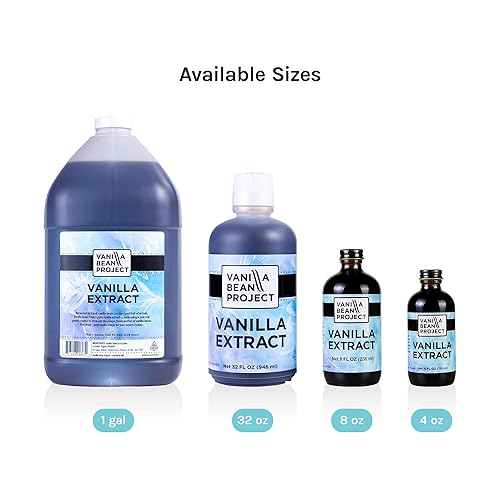 Miniatura 4 de Extracto de vainilla pura  Necesidad de cocinar y hornear  Proyecto de vainilla  1 cuarto de galón, 32 onzas