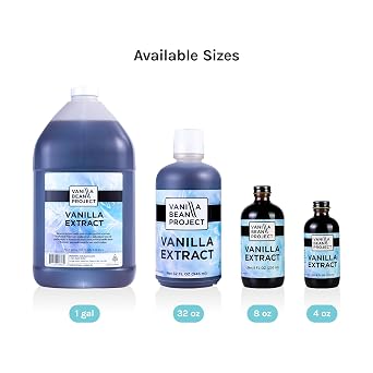 Pure Vanilla Extract | Cooking and Baking Necessity | Vanilla Bean Project | 4 Ounce