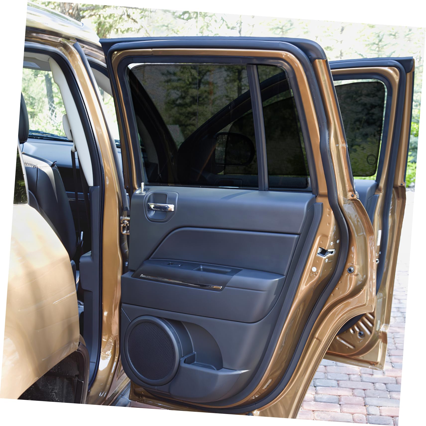 SOLUSTRE 12piezas Cortinas Magnéticas para Ventanas De Auto Protección UV y Sombreado para Verano Fáciles De Instalar para Mayoría De Vehículos