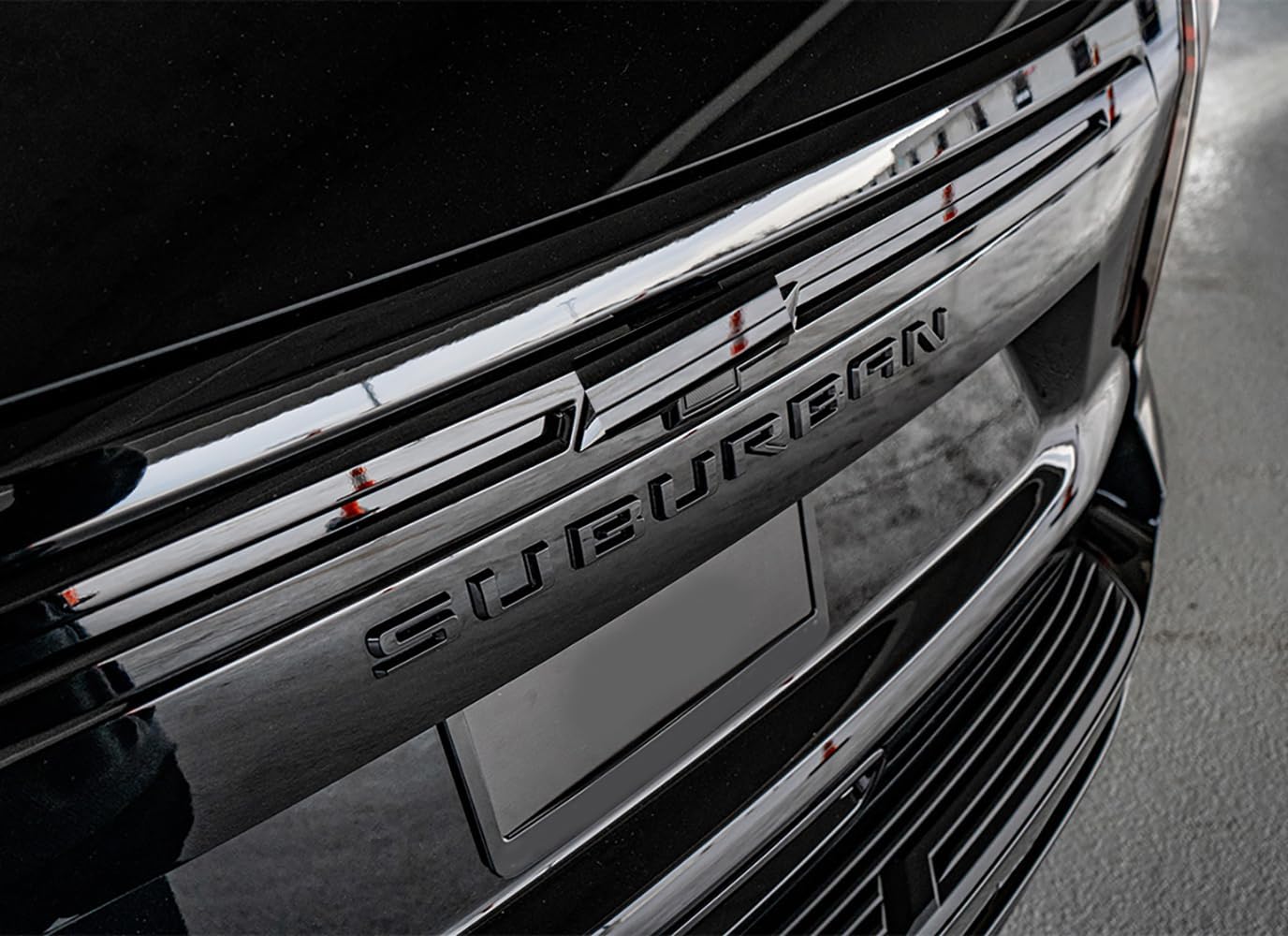 Set 5pack OEM Three Suburban Plus Two High Country Emblems 3D Letters Badge Compatible with Suburban 2019-2025 84910061 Glossy Black