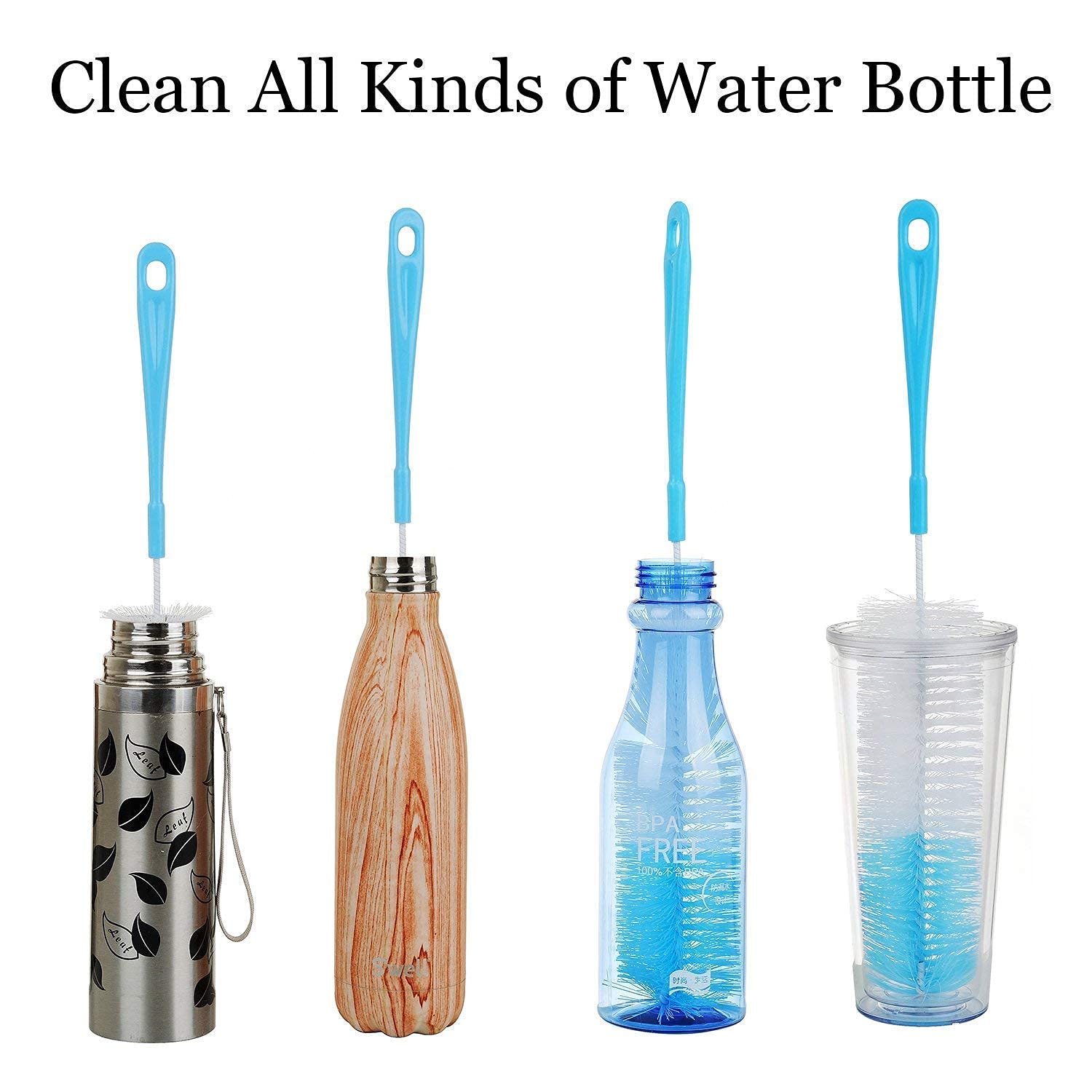 Bottle Cleaning Brush - Multicolor Pack of 2 -2