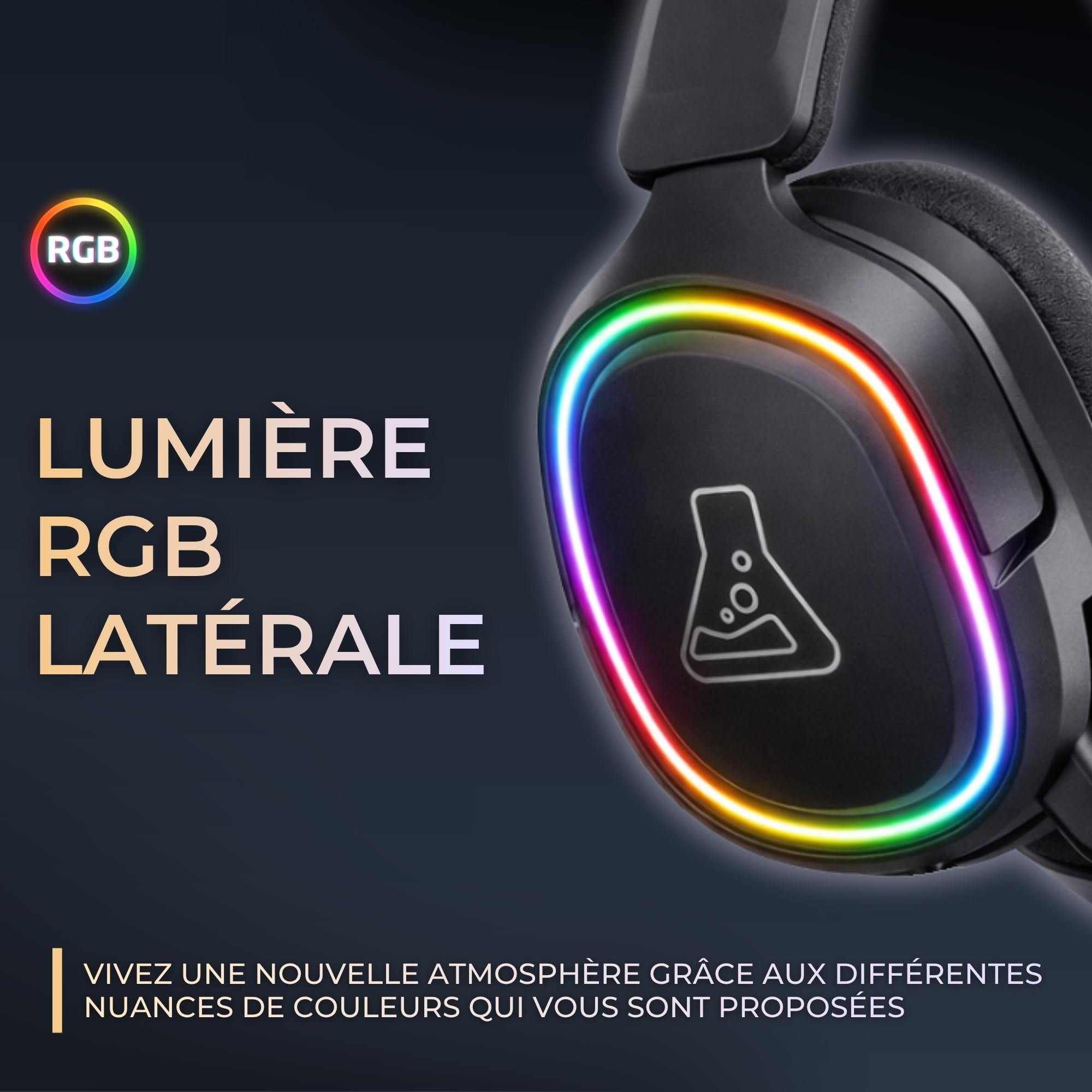 The G-Lab Korp Rubidium - Casque Gaming sans Fil Triple Mode PC/Consoles