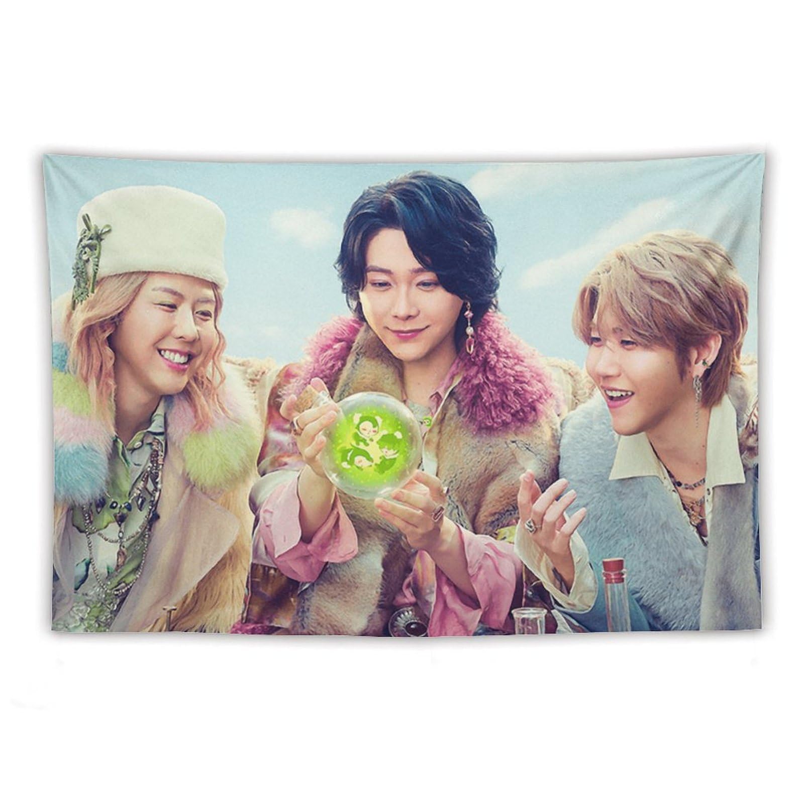 ミセス・グリーン・アップル タペストリー 壁掛け 壁 窓の装飾 カーテン リビングの飾り インテリア 耐久性 人気 アイドル スター 芸能人 プレゼント