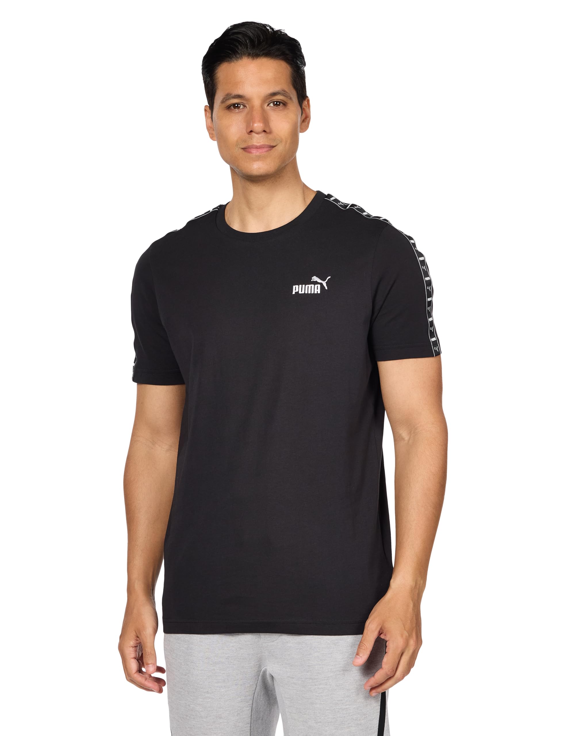 Puma Men's Black Tape Tee - Medium