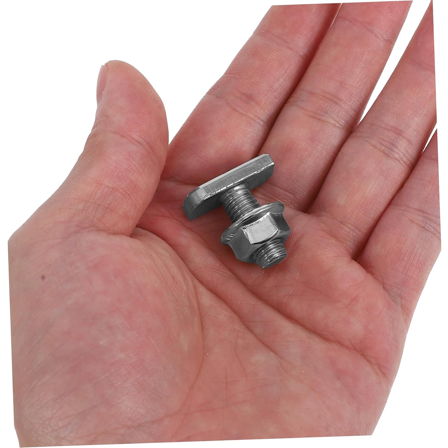 Gadpiparty 10sets Stainless Steel T-Shaped Bolts Flange Screws for Sliding Mounting in Hydrofoil Tracks and Surfing Supplies Versatile and Fasteners for Use