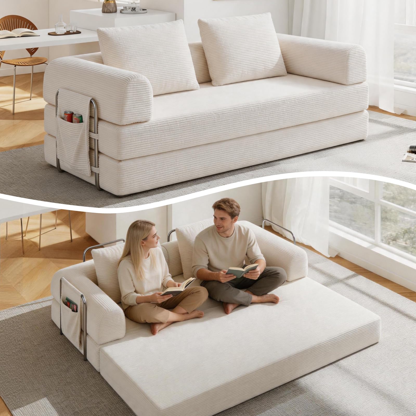 78 Convertible Sofa Bed Nivayor