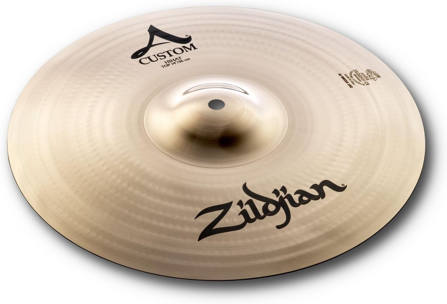 A.CUSTOM 14"HIHAT,TOP CYMBAL O