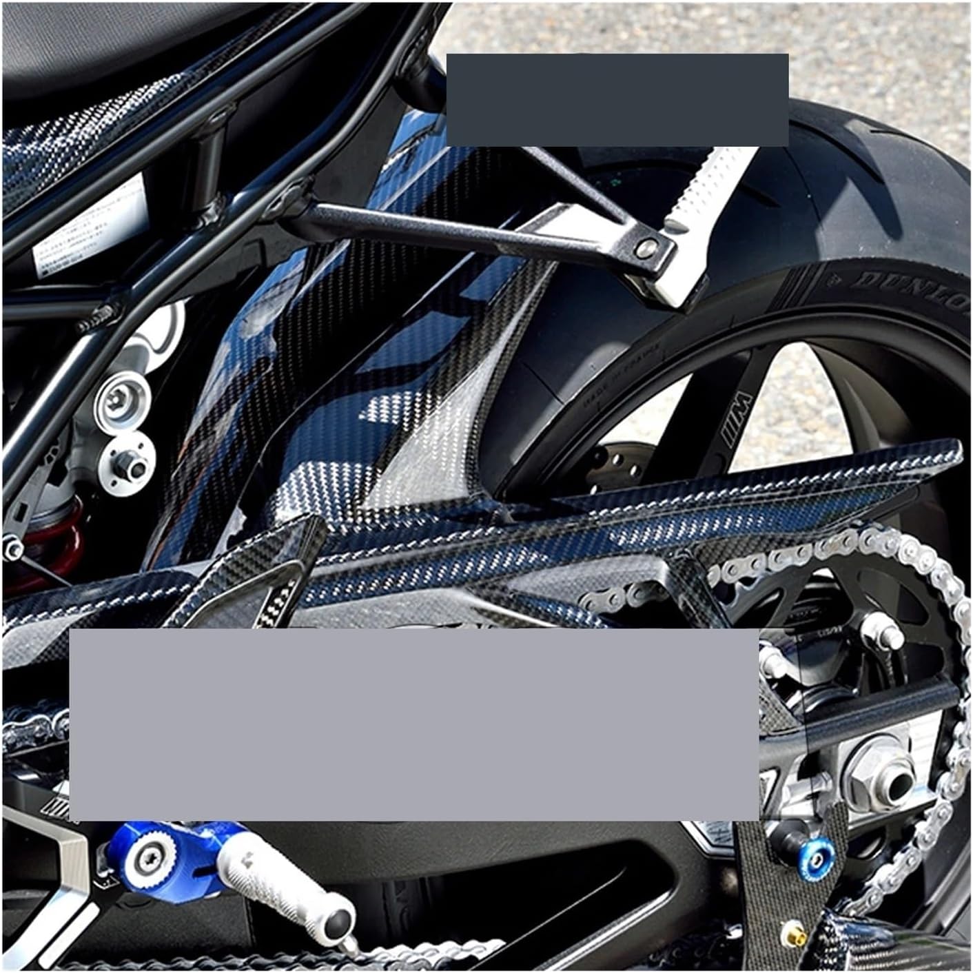 Motorcycle Accessories 3K Pure Dry Carbon Fiber Fuel Tank Guard Winglets Fairing Kit For BMW S1000R 2021 2022 2023 2024(7PCS SETS)