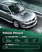 Vista 3 de SCITOO 2599 Radiador Fit 2003-2007 para Honda para Accord 2.4L