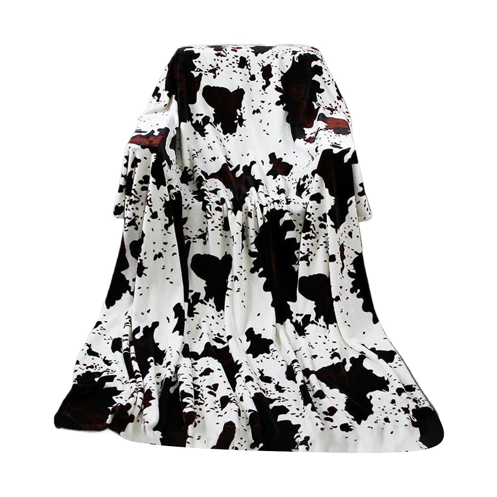 TWISAXC Multipurpose Blanket For Travel Nap Knee Pad And Shawl Travel Blanket Lightweight Blankets And Throws Blankeys, Cow