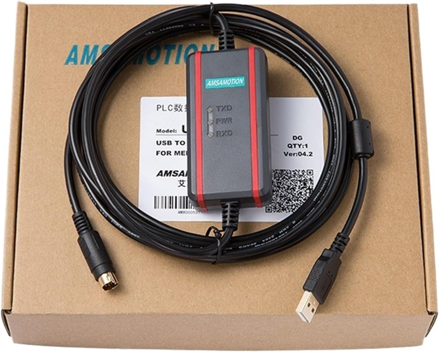 Suitable for FP0/FP2/FPX/FPG Series Programming Cable Data Download Cable USB-AFC8513(Lake Blue)
