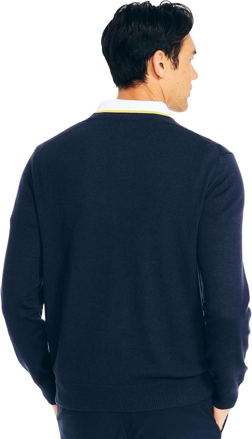 Nautica Men's NavTech Crewneck Sweater, NavySeas, XXL - Image 4