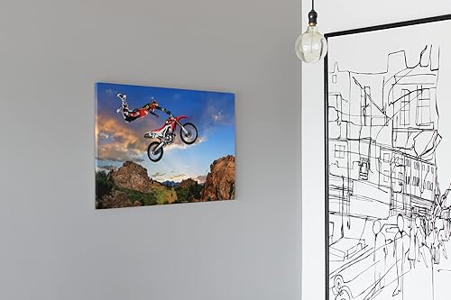 Miniatura 9 de Póster de motocross Rider Freestyle Stunt - Decoración moderna para habitación, dormitorio, cueva de hombre, sala de juegos, motocross bike póster