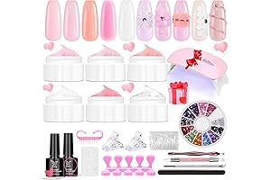 6 Colors Ovx Builder Gel Fortify Nails Soak Off Non-Sticky Nail Strengthening Kit