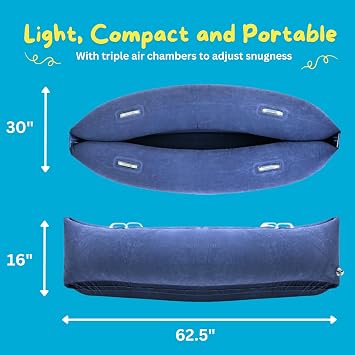 Sensory Chair for Kids Inflatable Peapod for Children, Includes Electric Air Pump