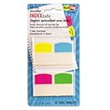 Redi-Tag Write-On Removable Index Tabs, 1-1/16 x 1-1/4 Inches, 48 Tabs per Pack, 4 Assorted Colors, 1-Pack (33148) (RTG33148)