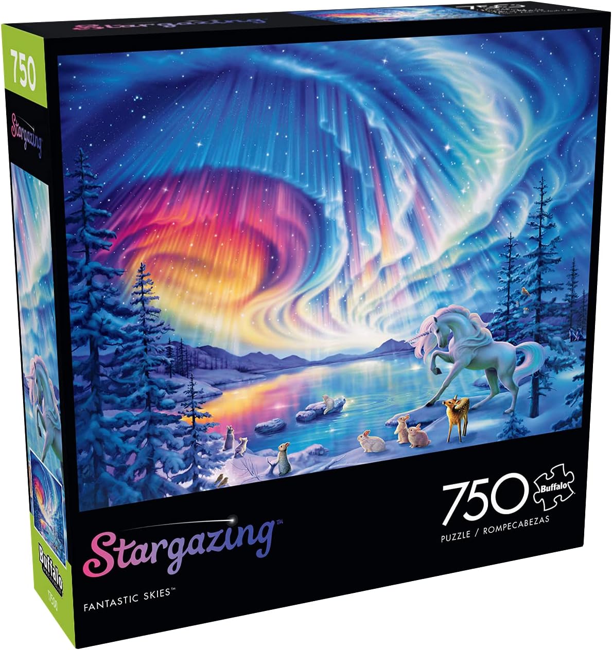 Buffalo Games - Fantastic Skies - 750 Piece Jigsaw Puzzle for Adults Challenging Puzzle Perfect for Game Nights - 750 Piece Finished Size is 24.00 x 18.00