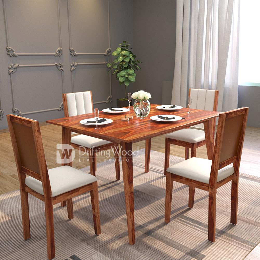 DRIFTINGWOOD Dining Table 4 Seater Four Seater Dinning Table with 4