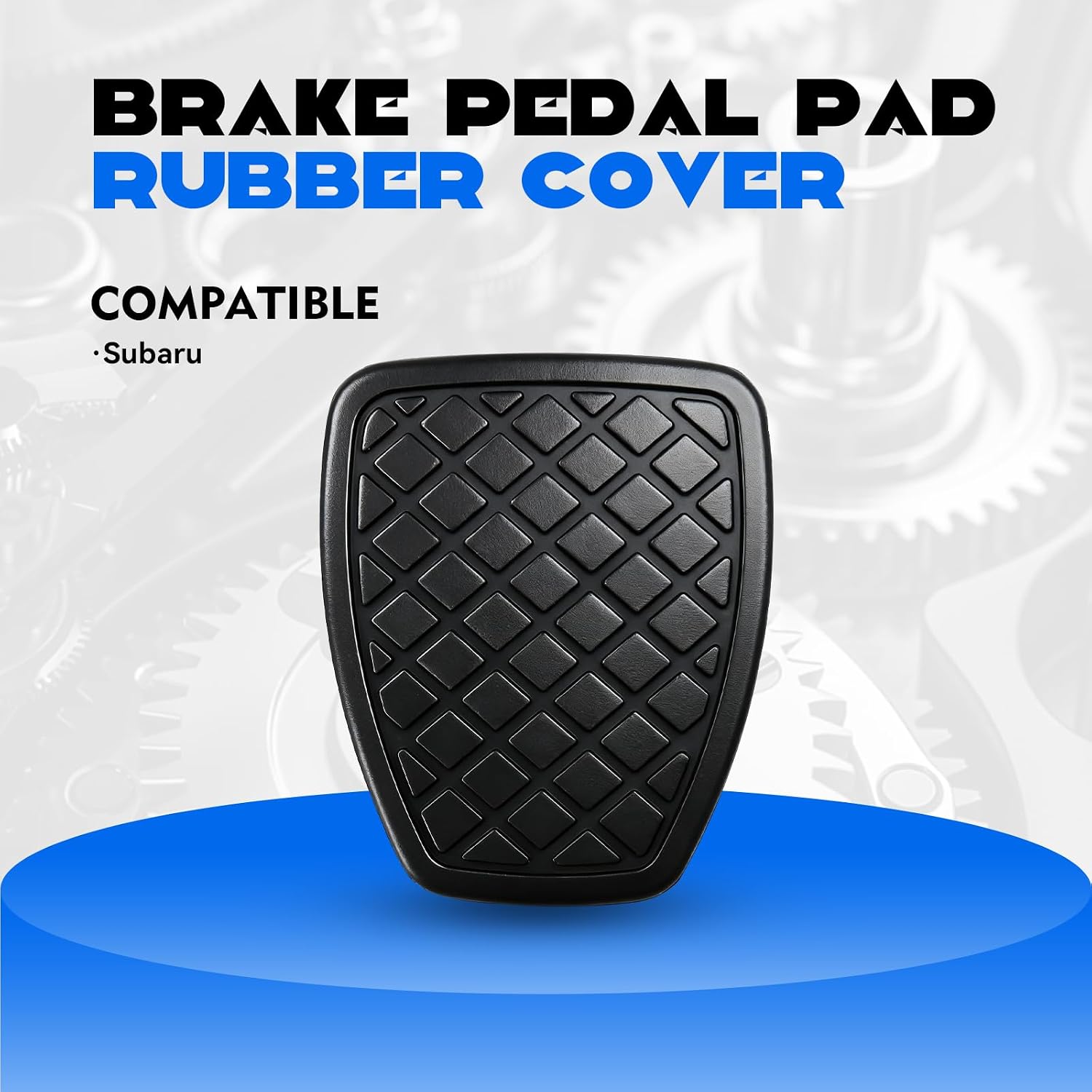 Clutch Brake Pedal Pad Rubber Cover Compatible with Impreza Legacy Forester Outback WRX Replaces#36015GA111,36015GA110
